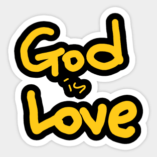GOD IS LOVE Sticker